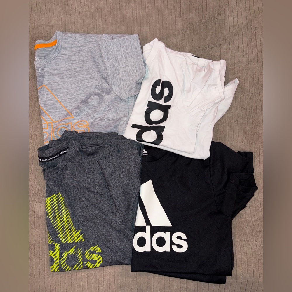 Lot of 4 Boys Adidas Size Medium 10/12 - Picture 2 of 4